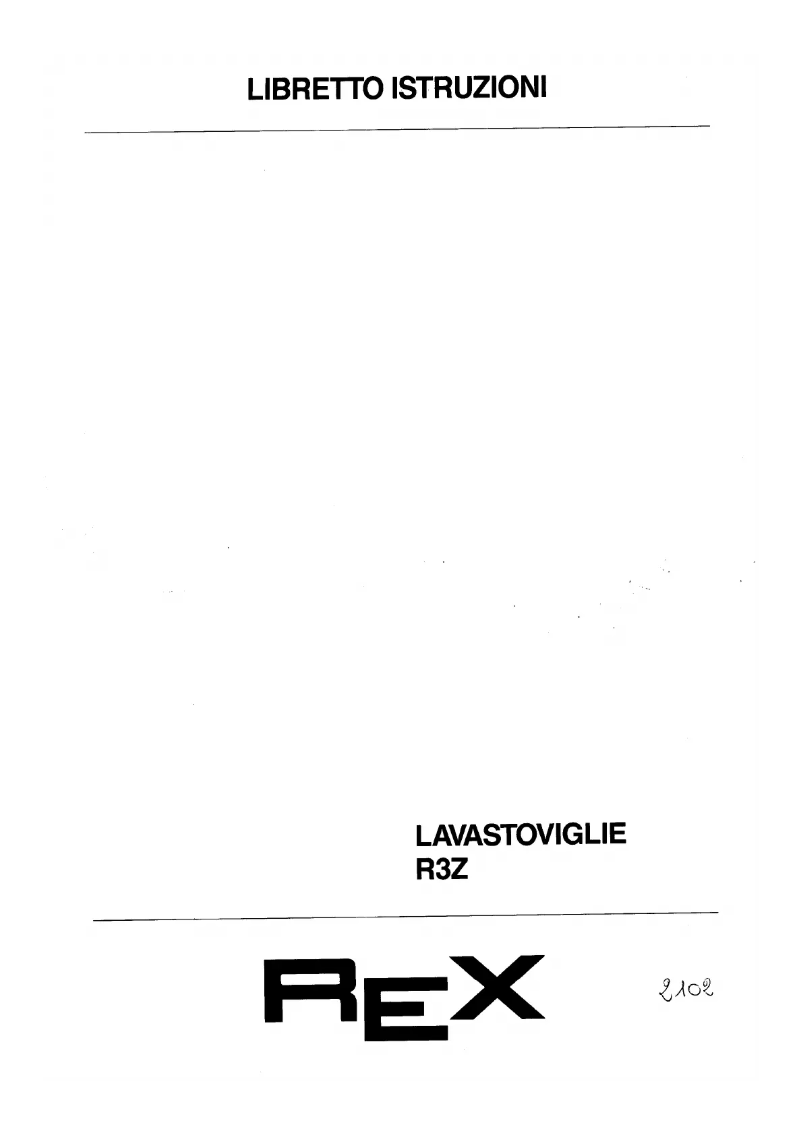 Page n°1 - Manuel utilisateur Rex R3Z