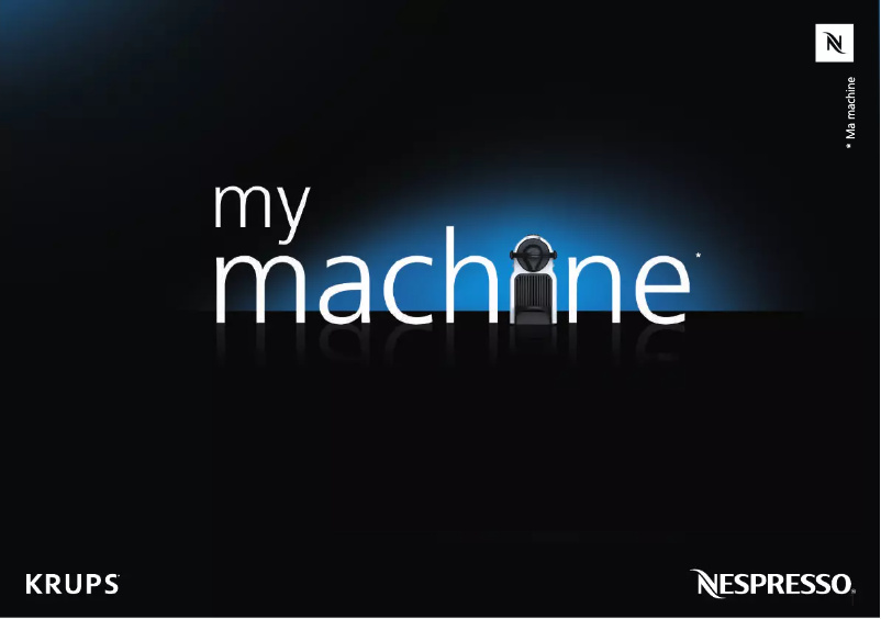 Image de la première page du manuel de l'appareil Nespresso Inissia YY2289