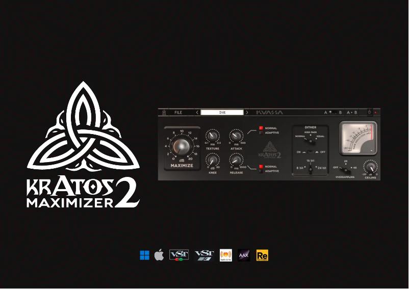 Page n°1 - Manuel utilisateur Kuassa Kratos Maximizer 2