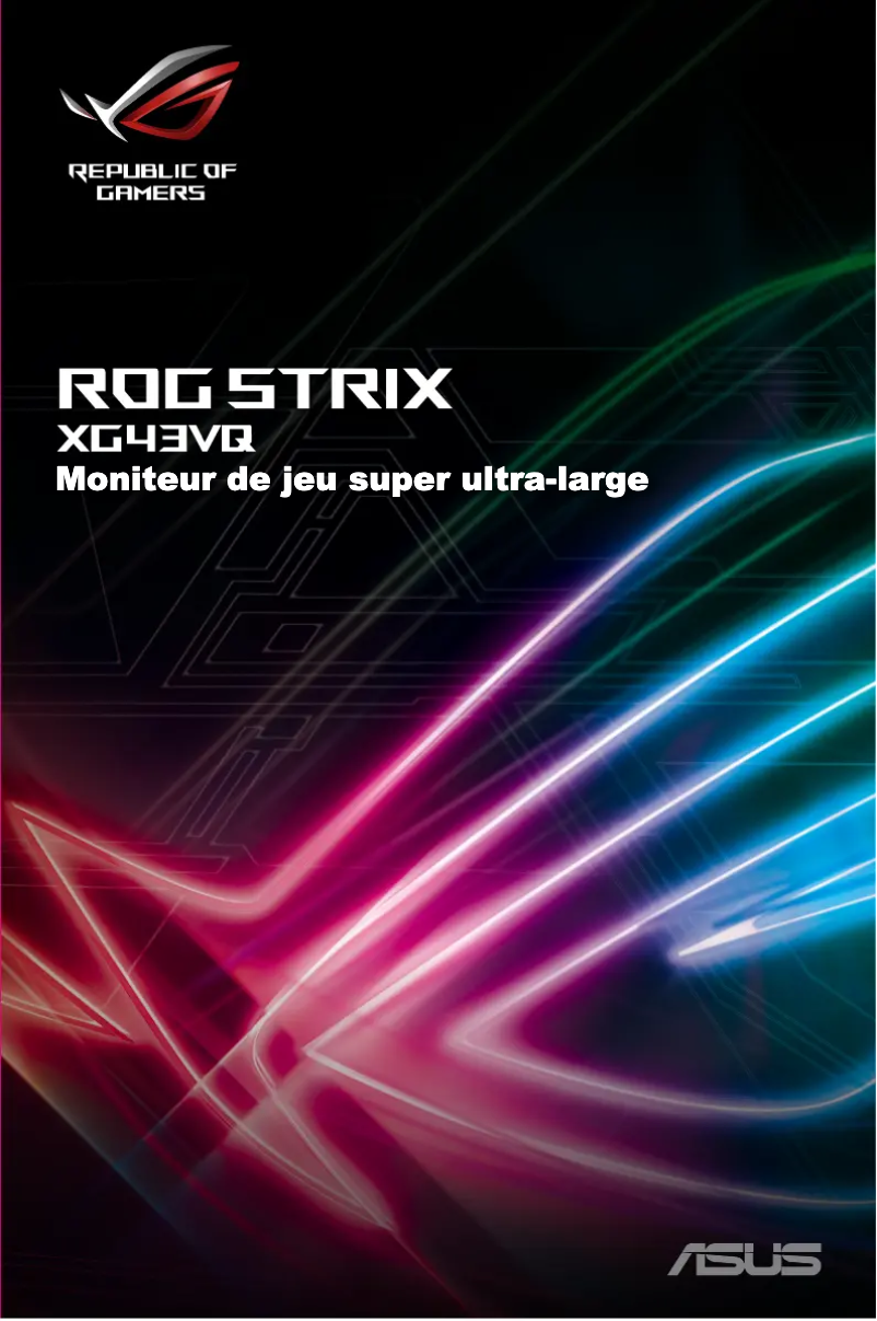 Page n°1 - Manuel utilisateur Asus ROG Strix XG43VQ