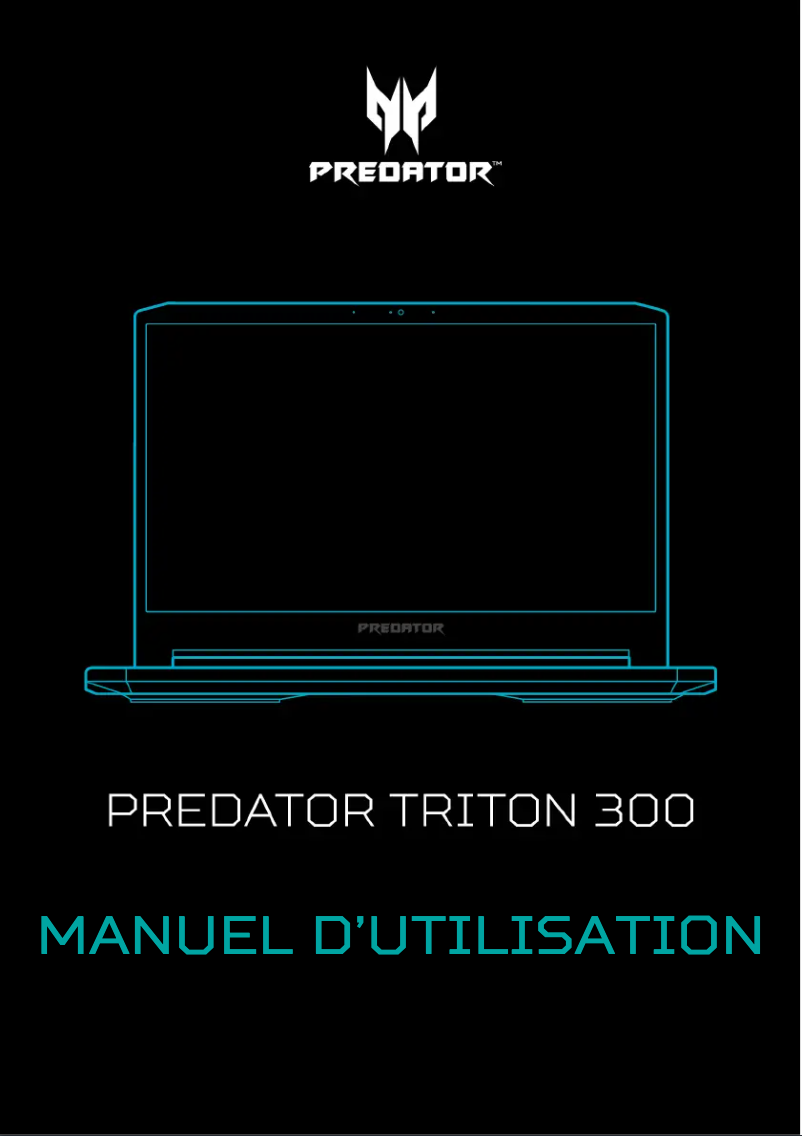 Página 1 del manual Manual de usuario Acer Predator Triton 300