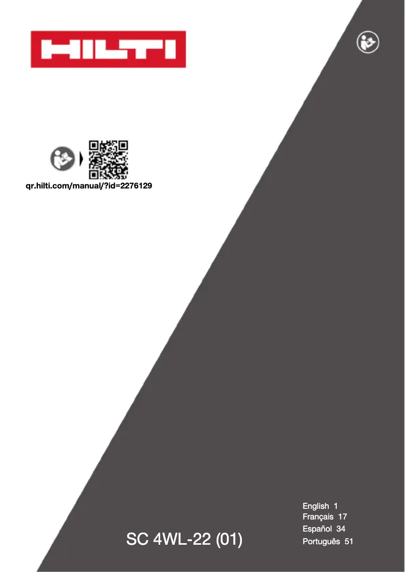 Image de la première page du manuel de l'appareil SC 4WL-22