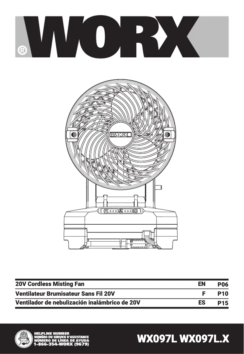 Image de la première page du manuel de l'appareil WX097L