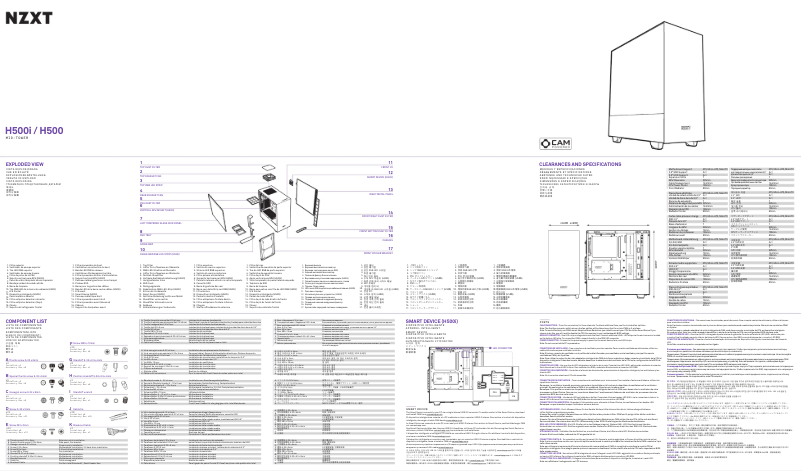 Page 1 de la notice Manuel utilisateur NZXT Viera TX-L42E30E