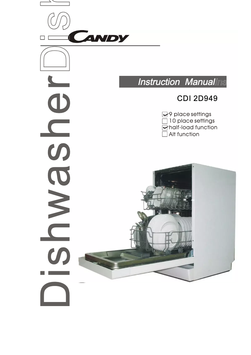 Page n°1 - Manuel utilisateur Candy CDI 2D949