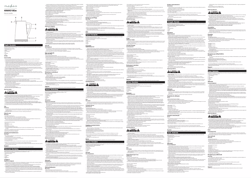 Página 1 del manual Manual de usuario Nedis KAWK510EWT