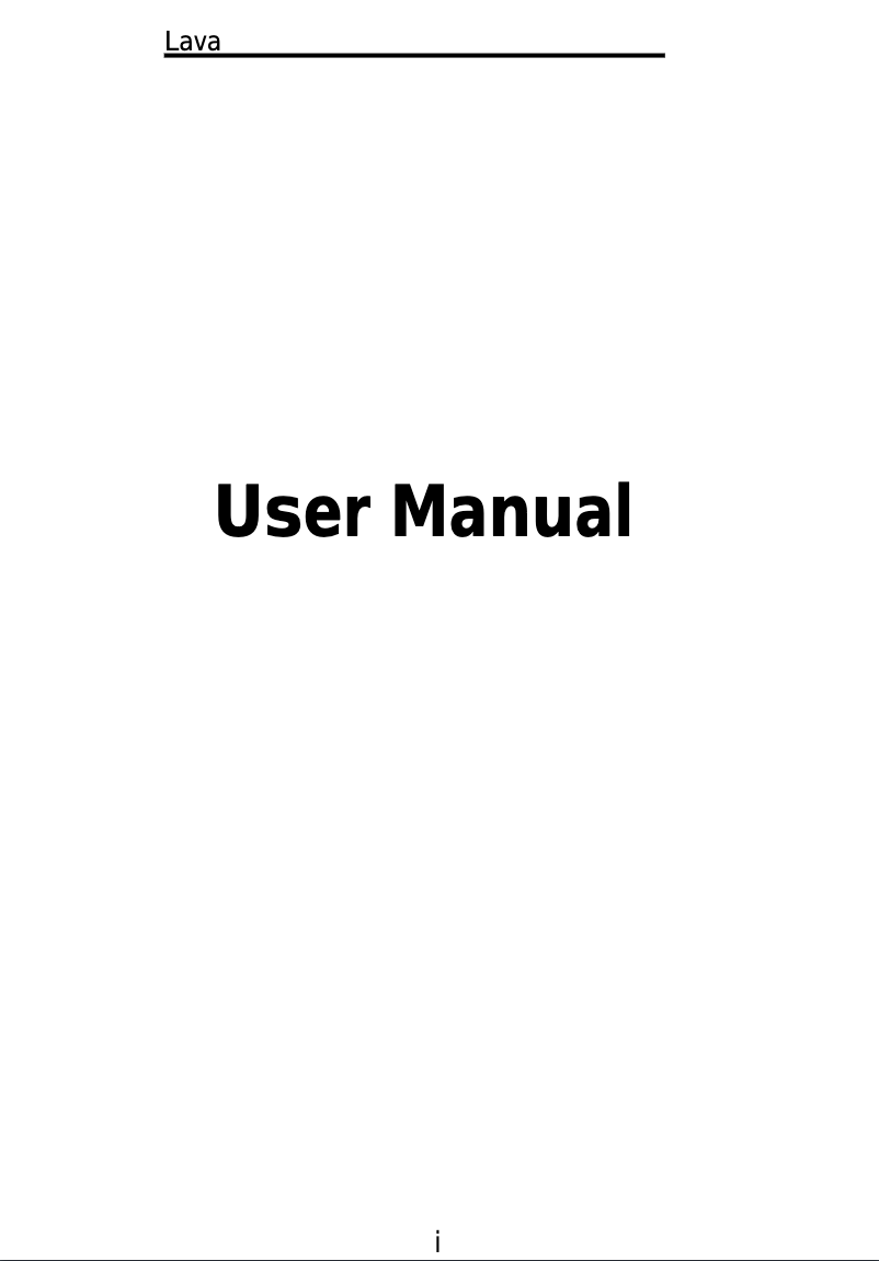 Page 1 de la notice Manuel utilisateur Lava Iris X1 Selfie