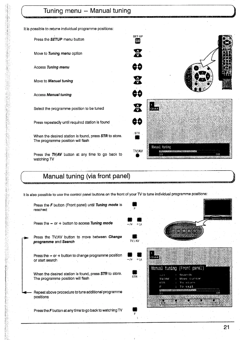 Page 1 of the manual User Manual Panasonic TX-32PG50