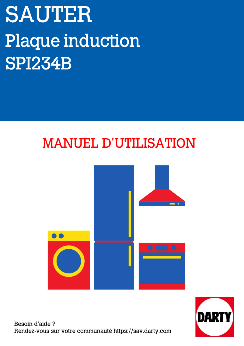 Page 1 of the manual User Manual Sauter SPI234B