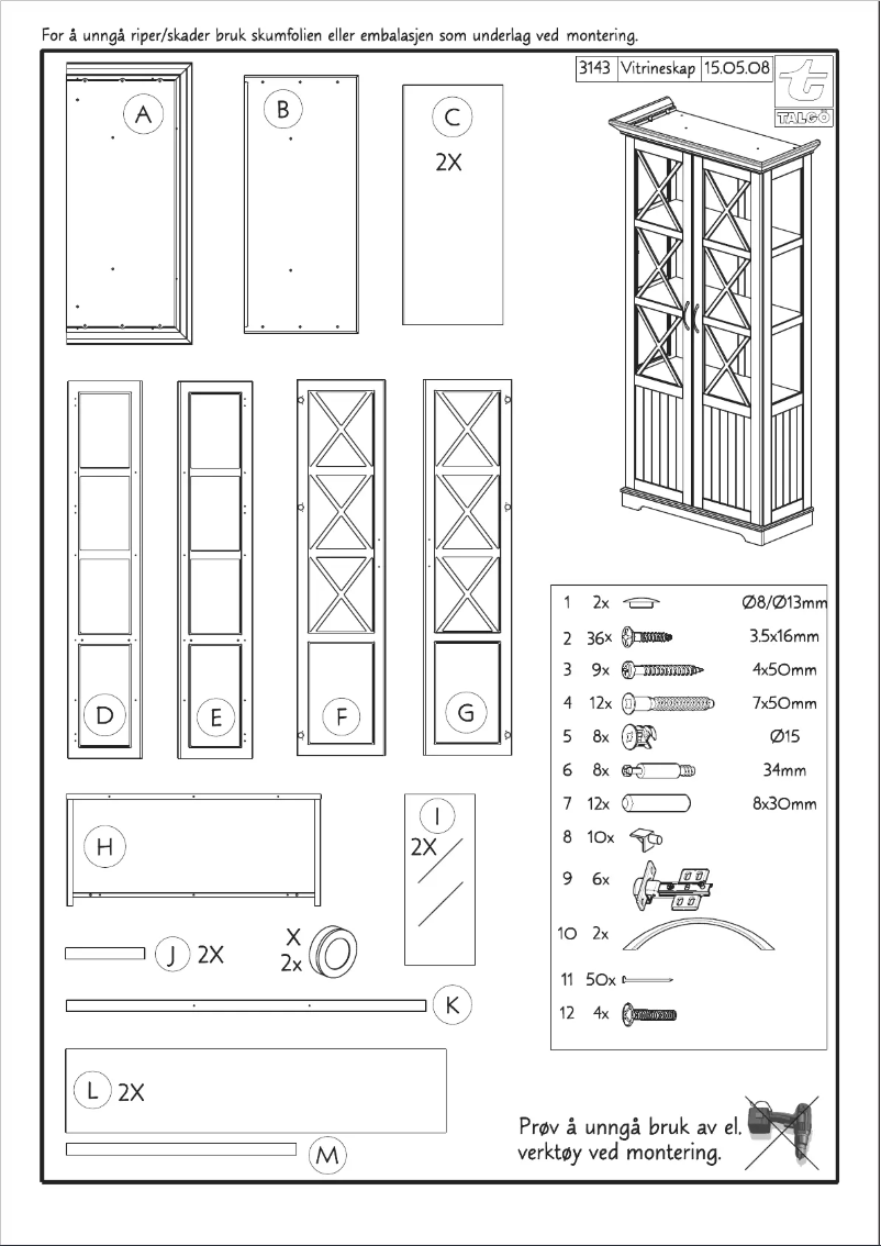 Image de la première page du manuel de l'appareil Konvall