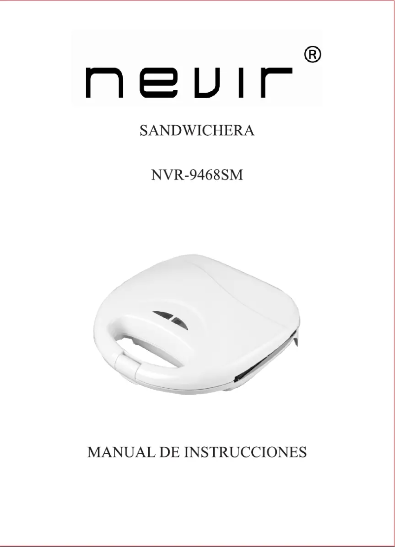 Page n°1 - Manuel utilisateur Nevir NVR-9468 SM