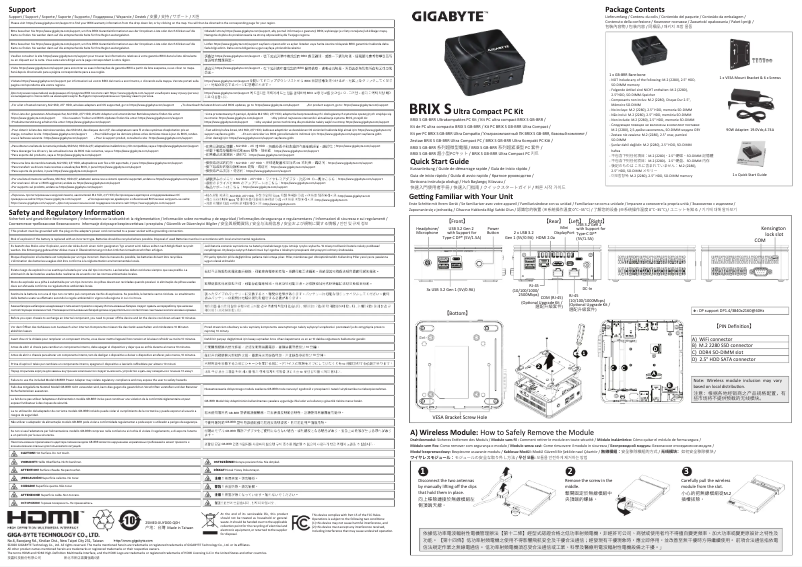 Page 1 of the manual User Manual Gigabyte GB-BRR5H-4500