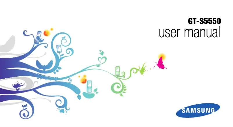 Page n°1 - Manuel utilisateur Samsung GT-S5550