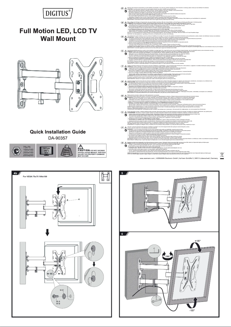 Page n°1 - Manuel utilisateur Digitus DA-90357