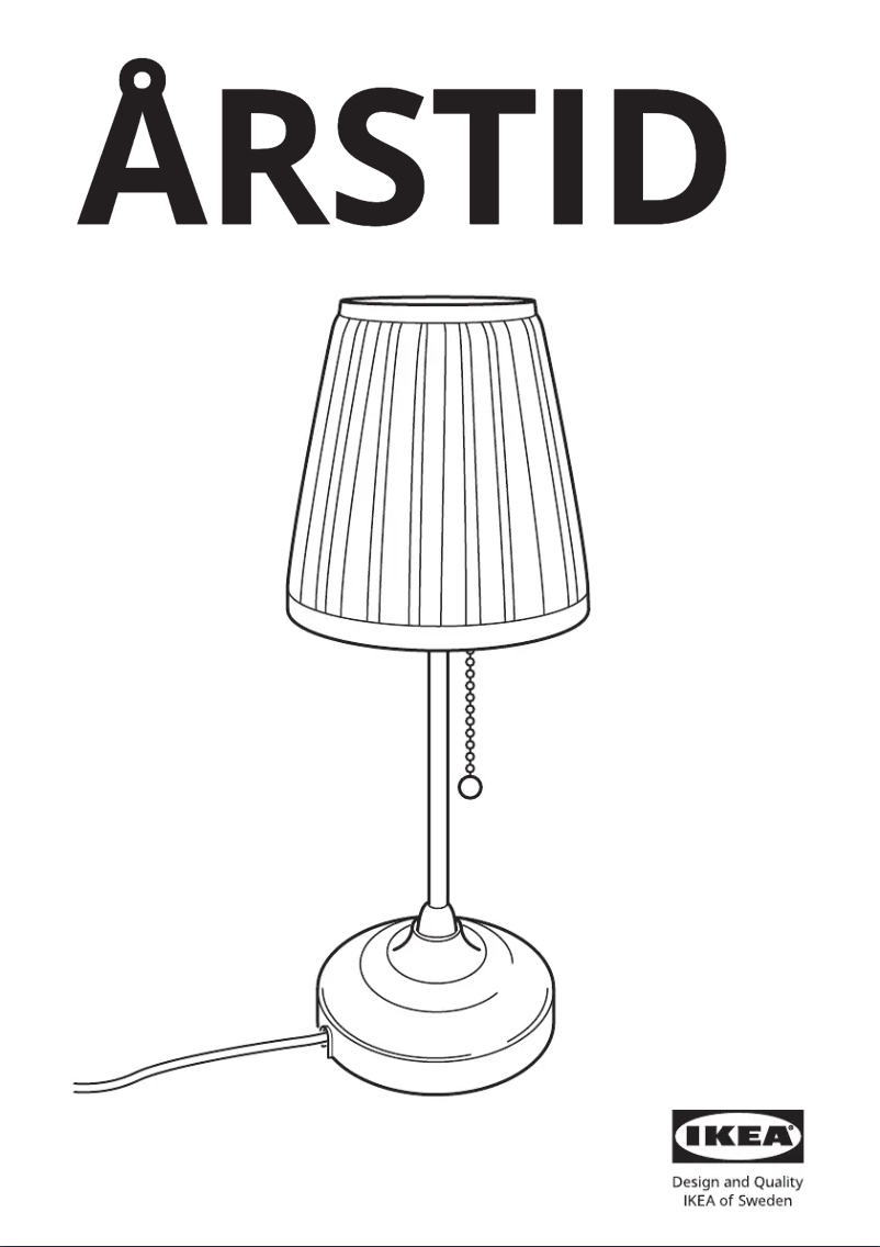 Image de la première page du manuel de l'appareil ÅRSTID 405.366.17