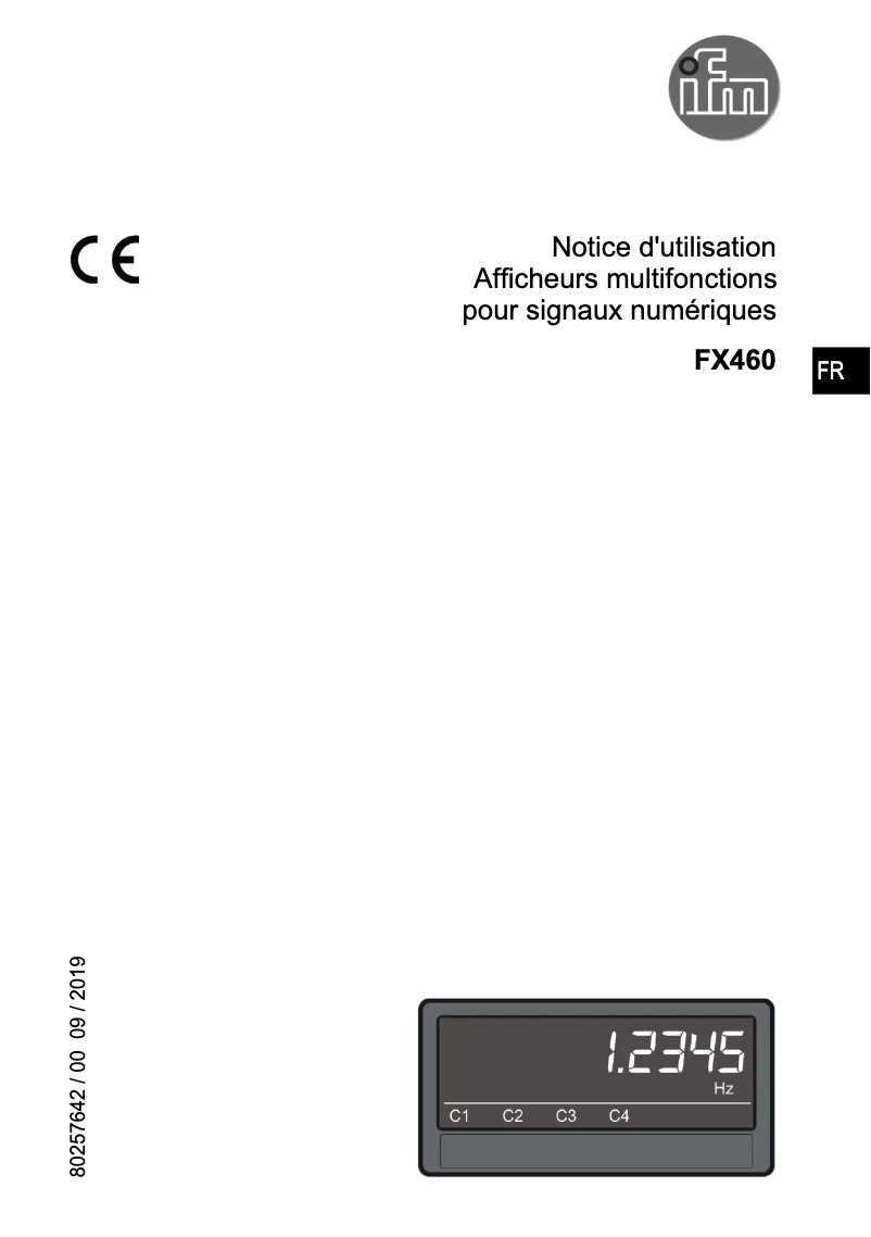 Image de la première page du manuel de l'appareil DX2022