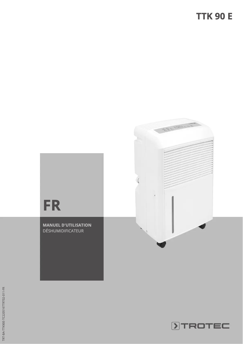 Image de la première page du manuel de l'appareil TTK 90 E