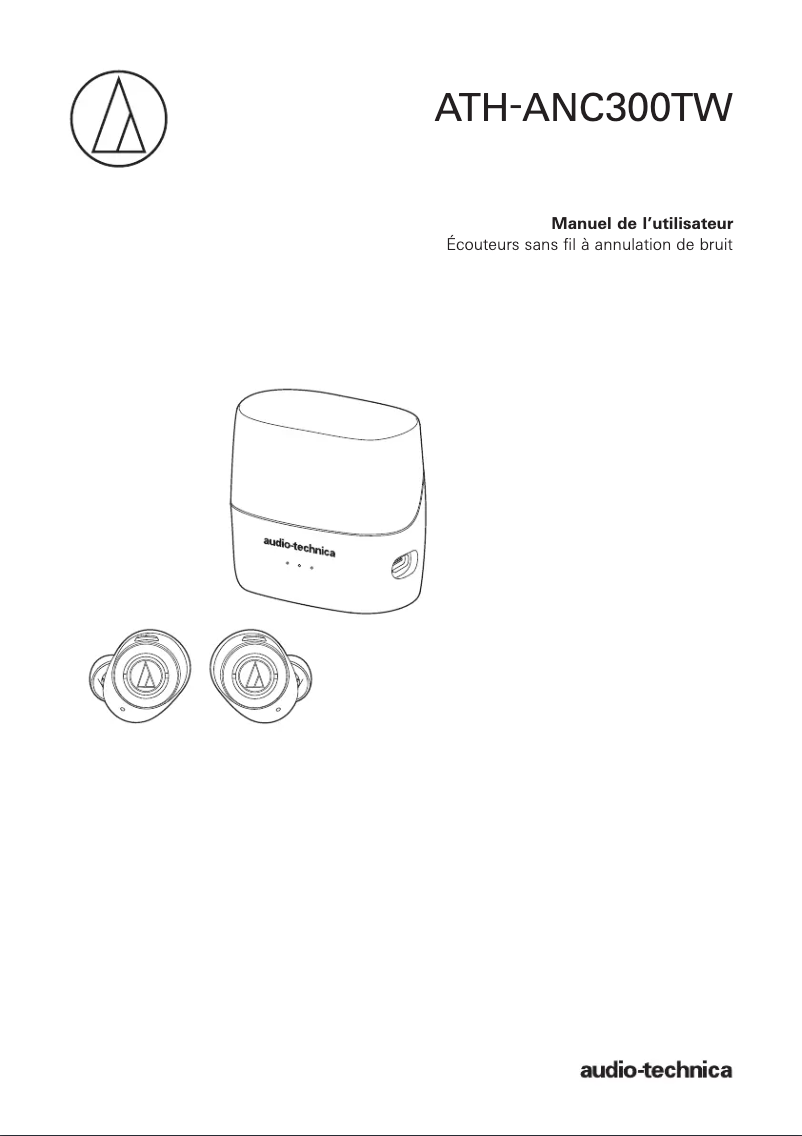 Page n°1 - Manuel utilisateur Audio-Technica QuietPoint ATH-ANC300TW