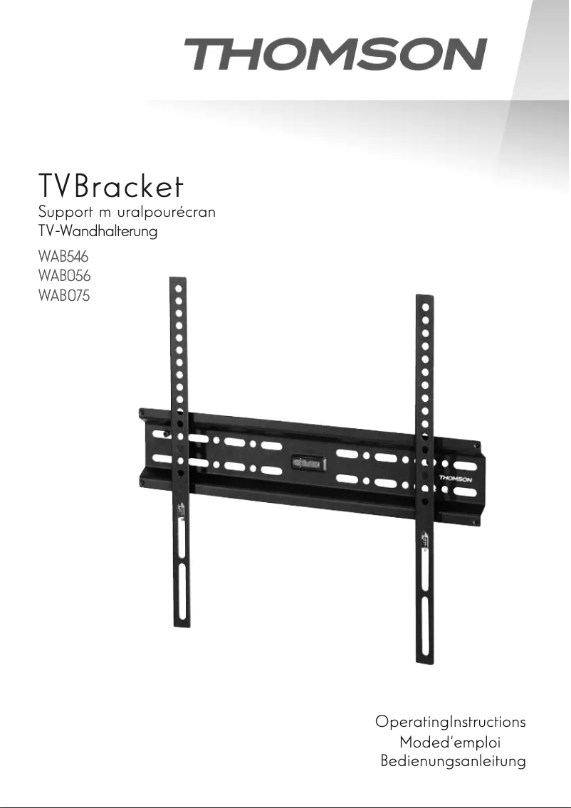 Page 1 de la notice Manuel utilisateur Thomson WAB546