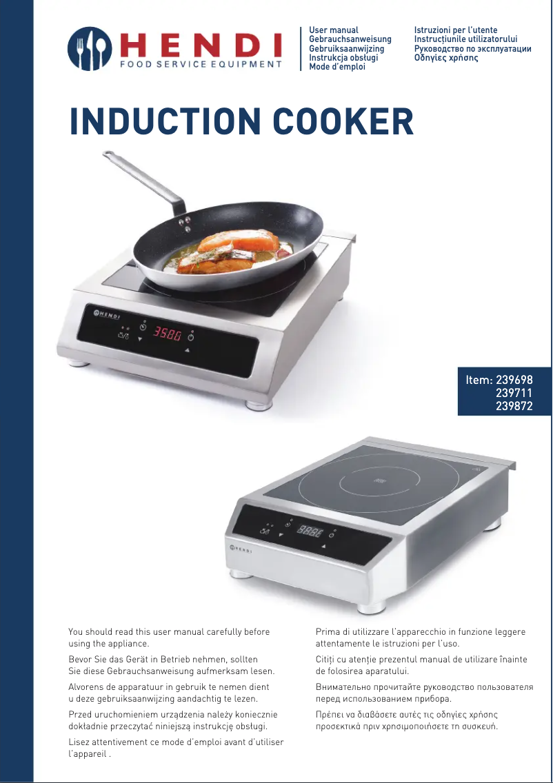 Image de la première page du manuel de l'appareil 239698