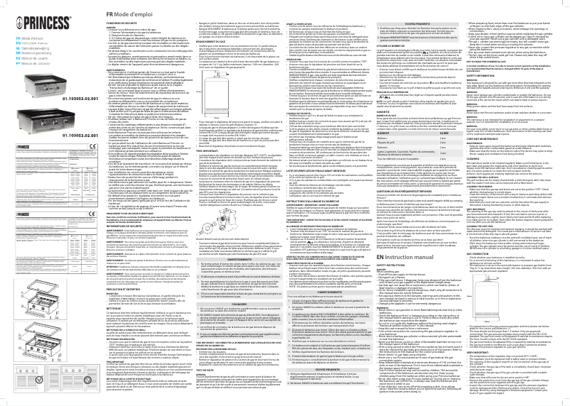 Image de la première page du manuel de l'appareil 105052