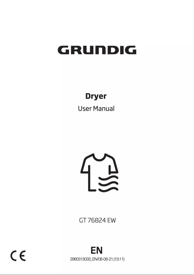 Page 1 de la notice Manuel utilisateur Grundig GT76824E