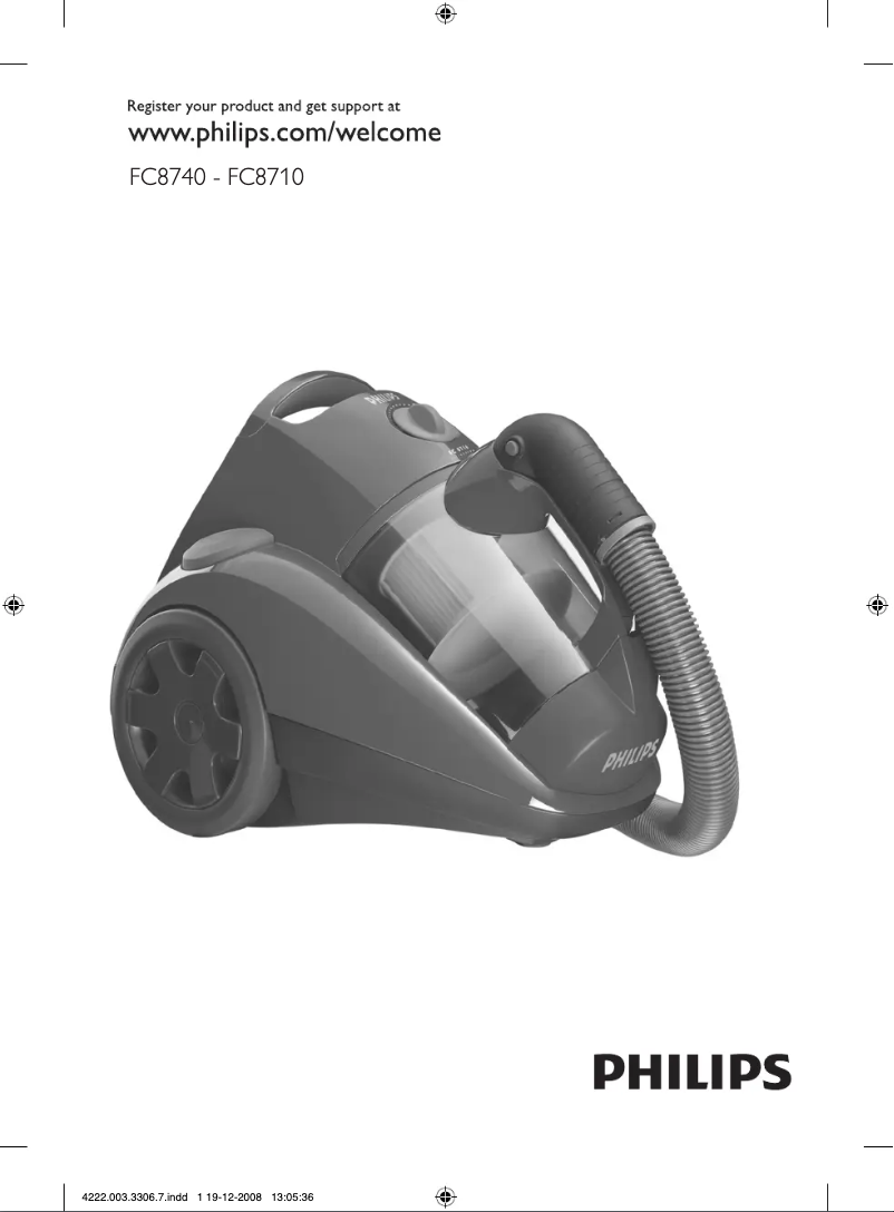 Página 1 del manual Manual de usuario Philips EasyClean FC8720