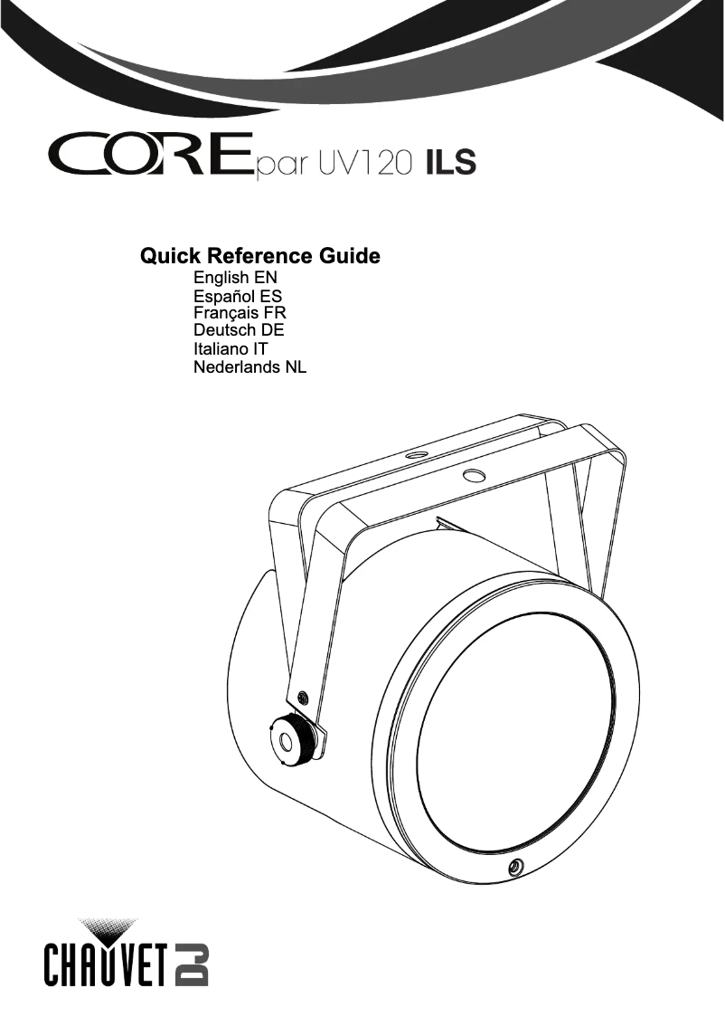 Image de la première page du manuel de l'appareil COREpar UV 120 ILS