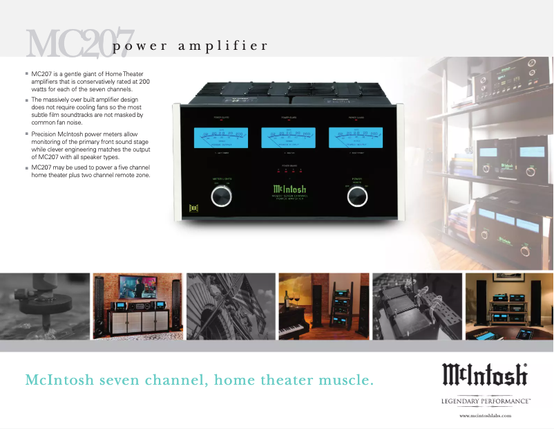 Page n°1 - Brochure McIntosh MC207