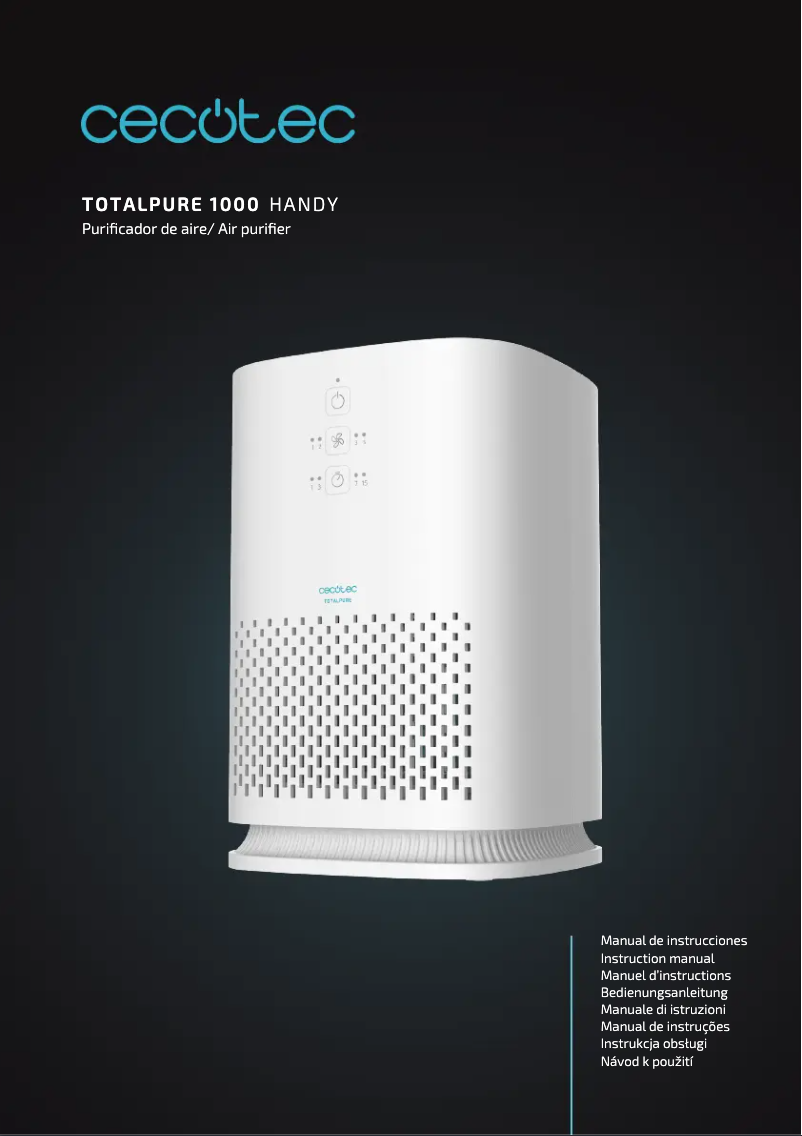 Page n°1 - Manuel utilisateur Cecotec TotalPure 1000 Handy