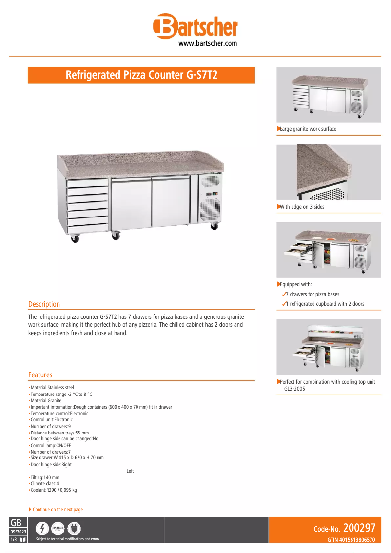 Image de la première page du manuel de l'appareil G-S7T2