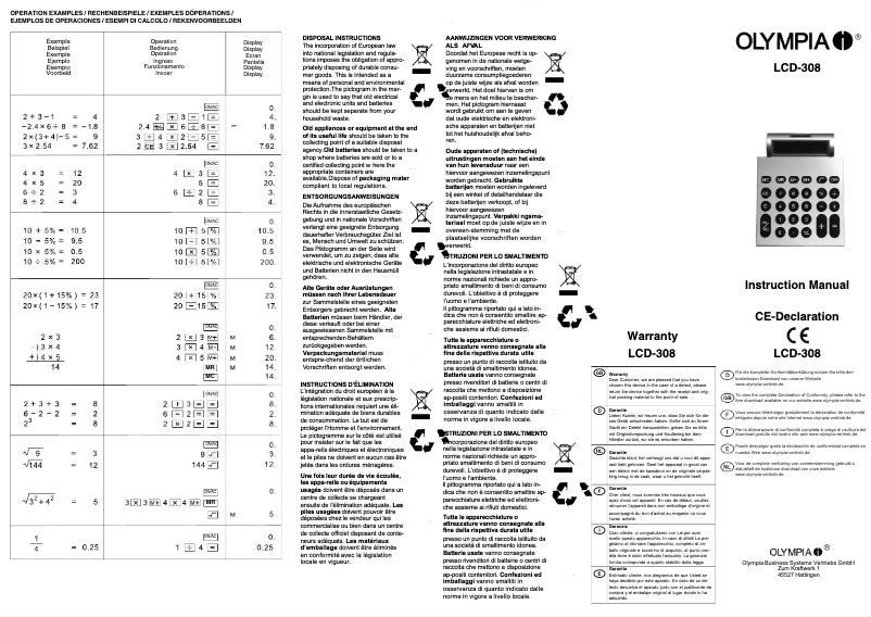 Image de la première page du manuel de l'appareil LCD 4112