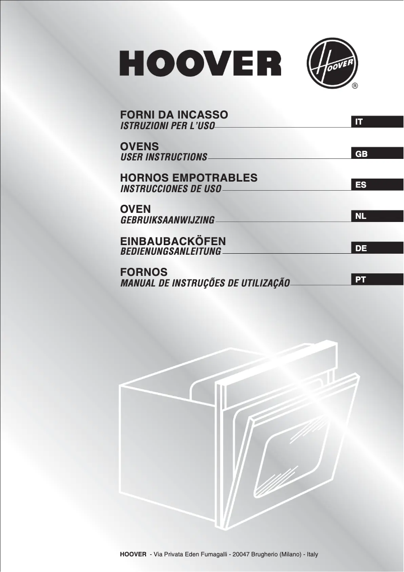 Page n°1 - Manuel utilisateur Hoover HOP 4075 VX