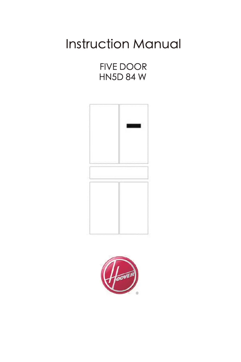 Page n°1 - Manuel utilisateur Hoover H-FRIDGE 700 Maxi HN5D 84 W