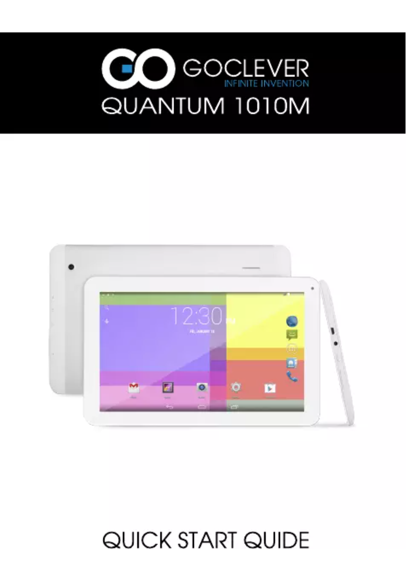 Page 1 de la notice Manuel utilisateur GoClever Quantum 700N