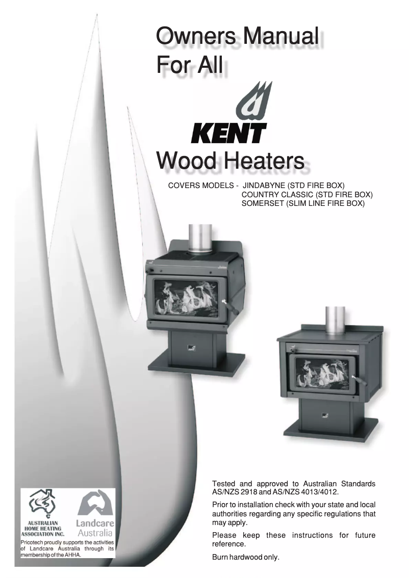 Page 1 de la notice Manuel utilisateur Kent Jindabyne