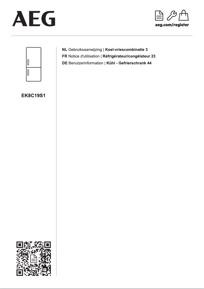 Page n°1 - Label énergétique AEG EK8C19S1