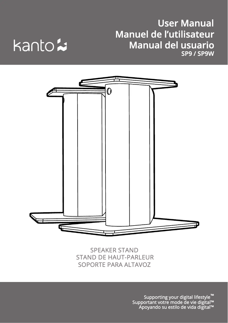 Página 1 del manual Manual de usuario Kanto SP9