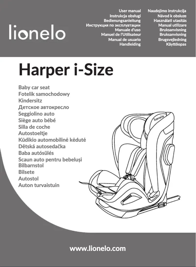 Page n°1 - Manuel utilisateur Lionelo Harper