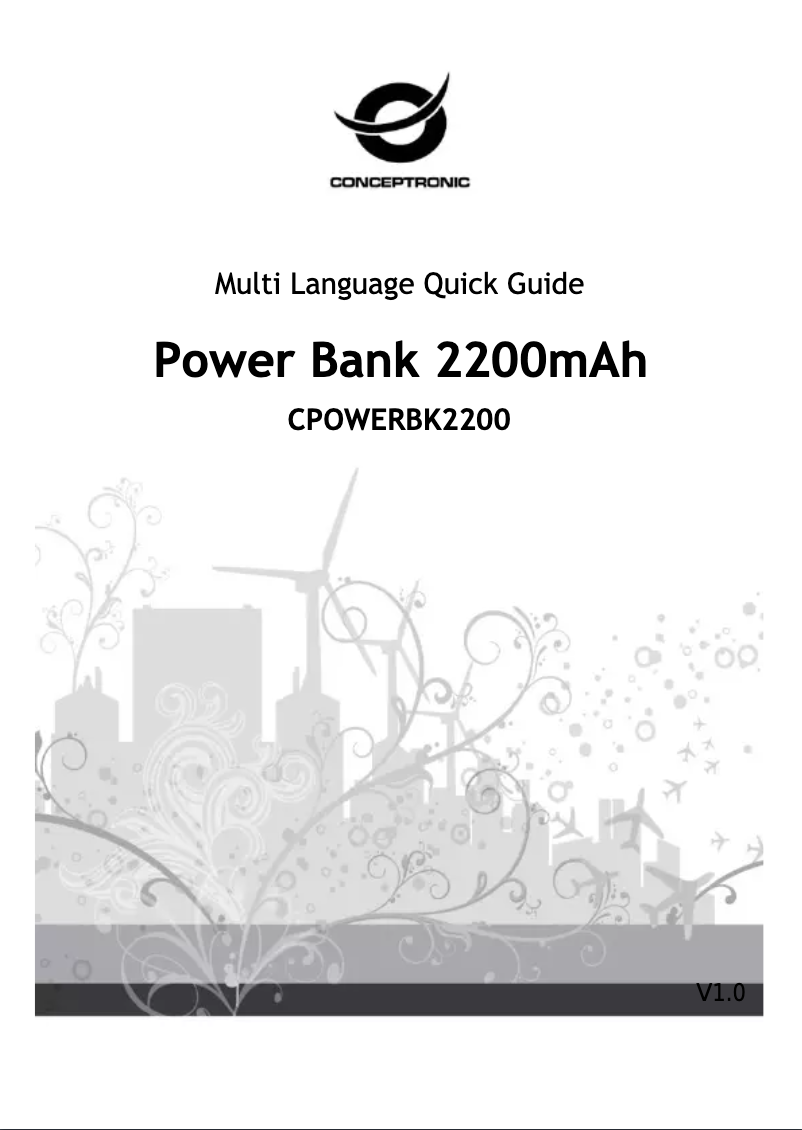 Page n°1 - Manuel utilisateur Conceptronic CPOWERBK2200