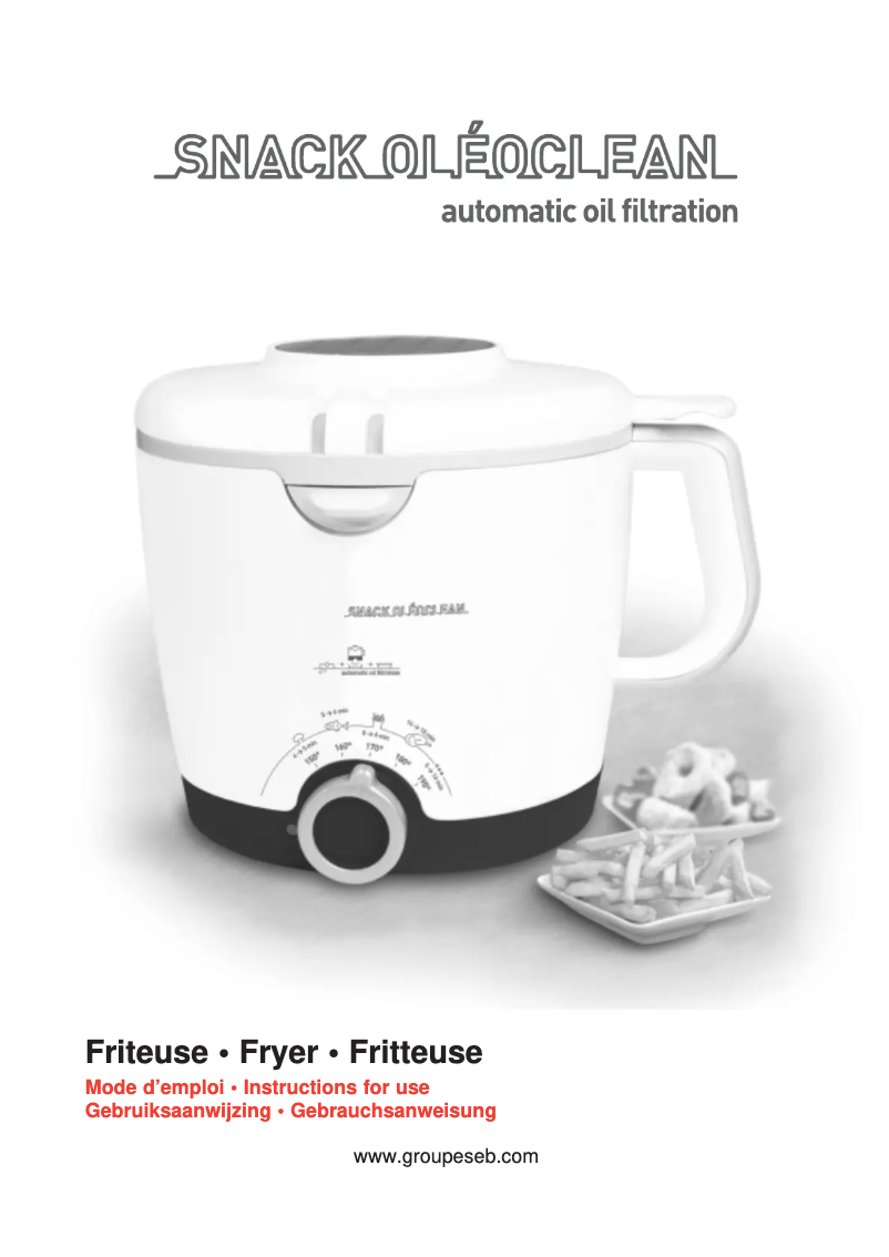 Image de la première page du manuel de l'appareil FA7000 Snack Oleoclean