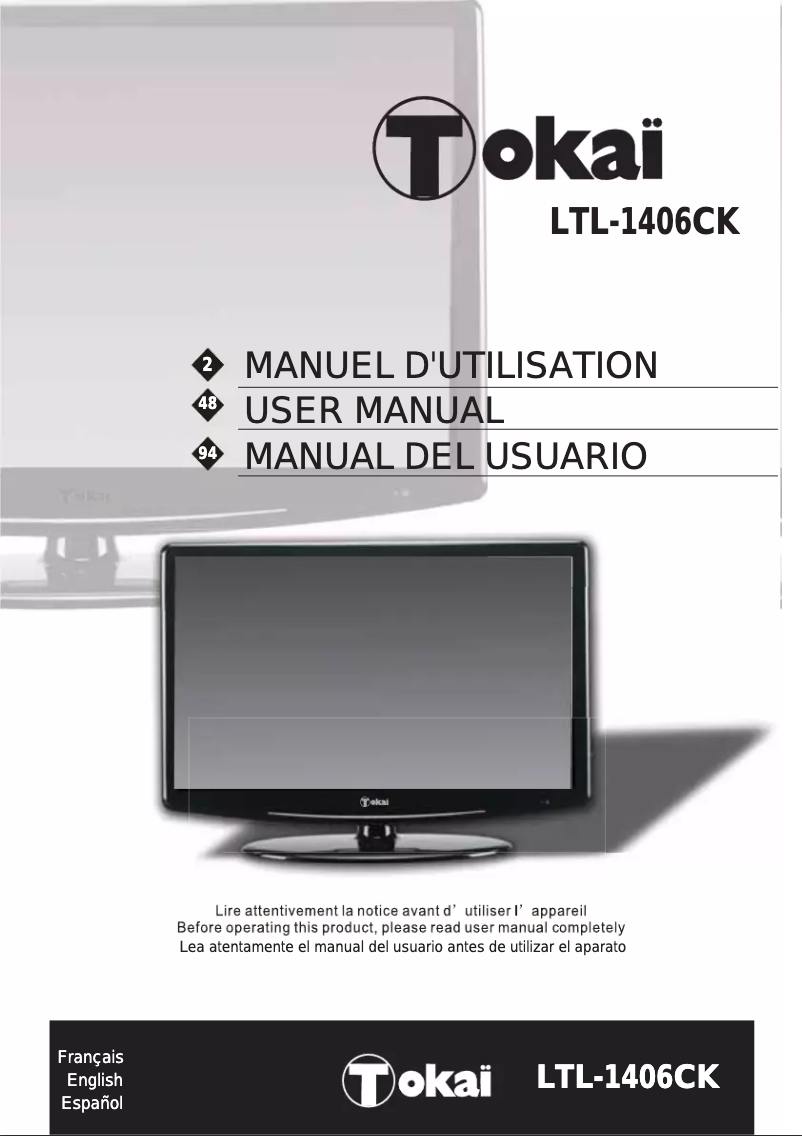 Image de la première page du manuel de l'appareil LTL – 1406 CK