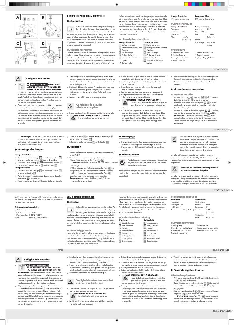 Página 1 del manual Manual de usuario Crivit IAN 064303