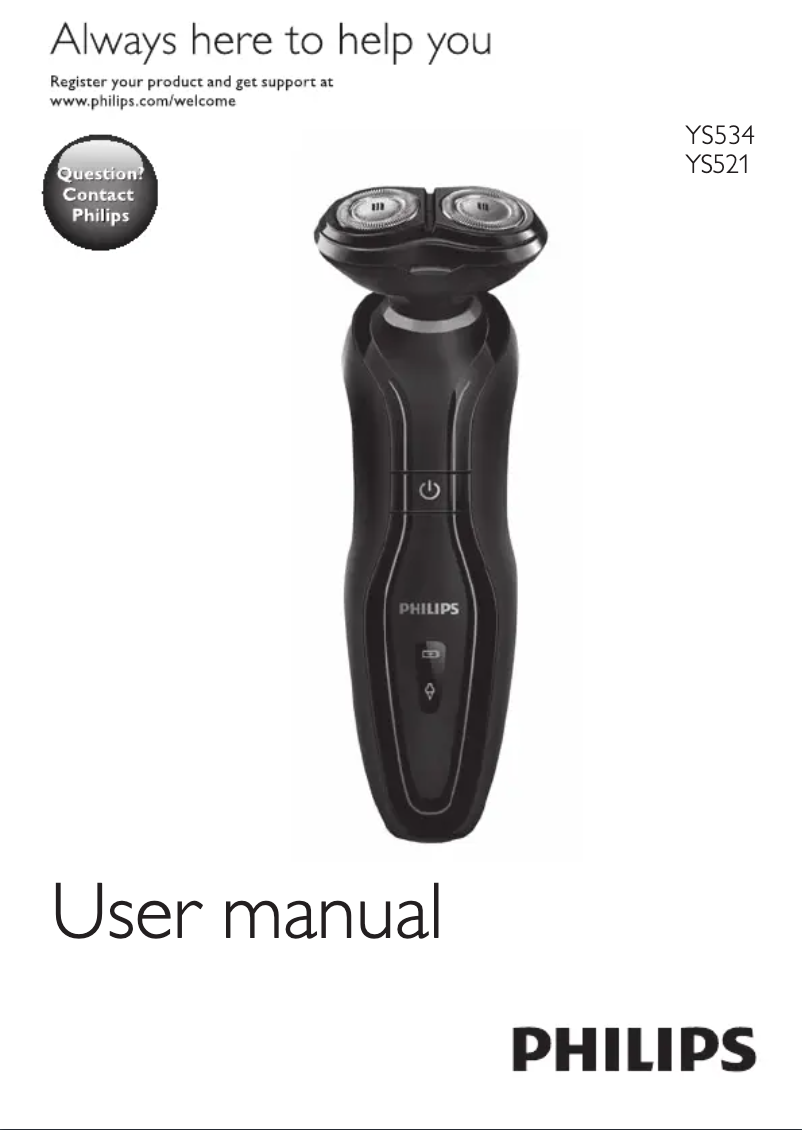 Página 1 del manual Manual de usuario Philips Click&Style YS534