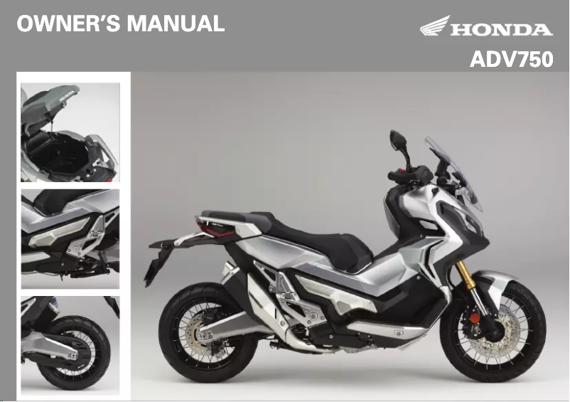 Página 1 del manual Manual de usuario Honda X-ADV (2018)