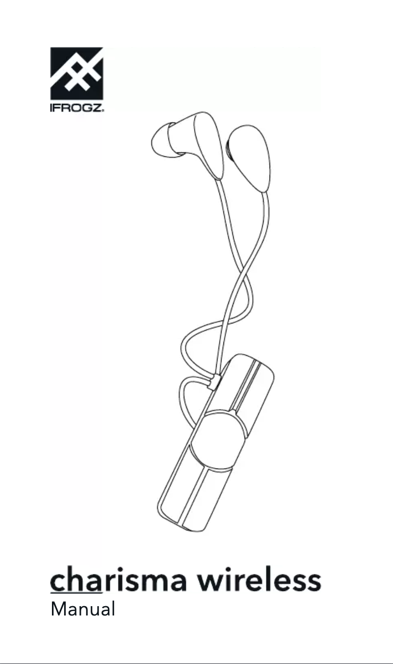 Page 1 de la notice Manuel utilisateur Zagg Charisma