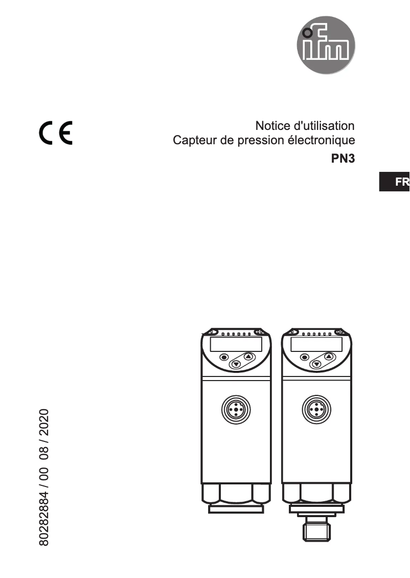 Page n°1 - Manuel utilisateur IFM PN3097