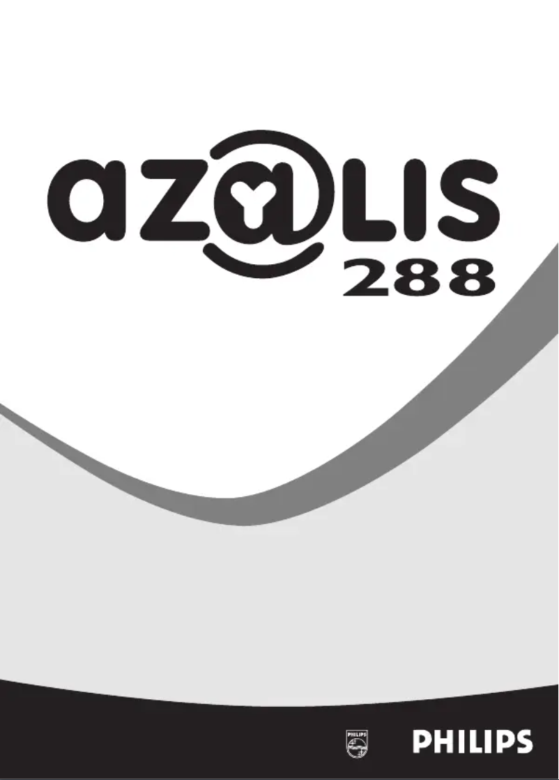 Page 1 de la notice Manuel utilisateur Philips Azalis 288