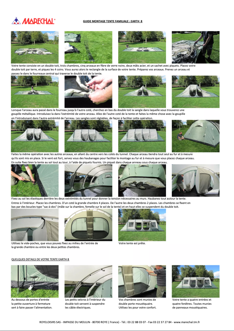 Image de la première page du manuel de l'appareil Earth 8