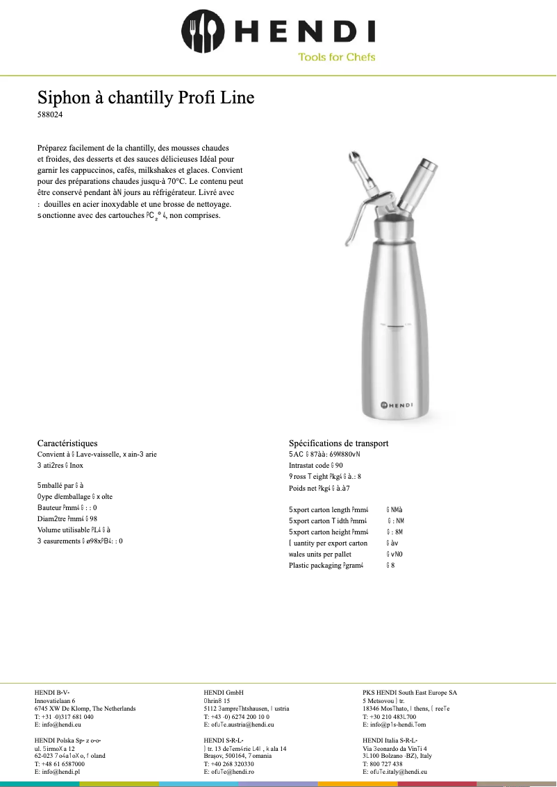 Image de la première page du manuel de l'appareil Profi Line 588024